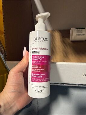 Brand new Vichy Dercos Dense-Solutions Thickening Shampoo - White & Magenta